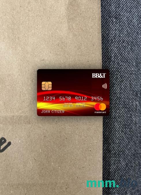 USA BB&T Corp. bank wygląd zdjęcia mastercard skan PSD + zdjęcie